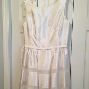 White cocktail dress